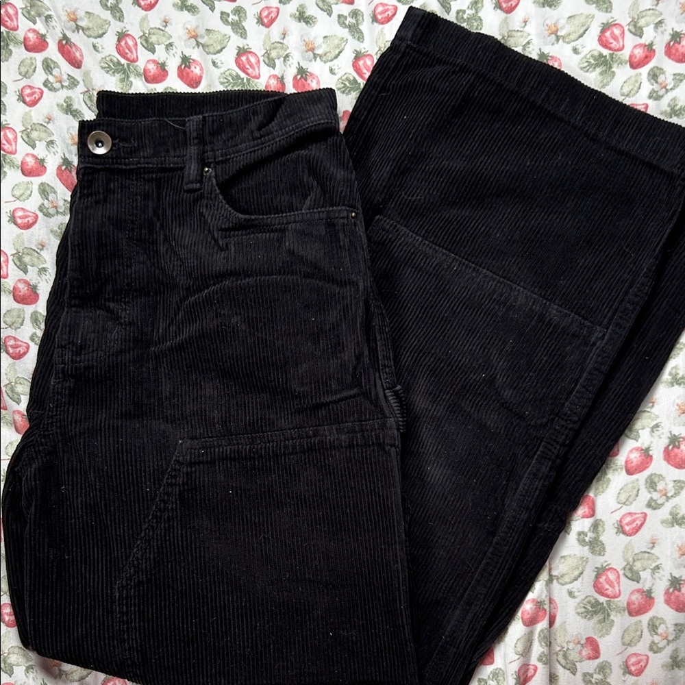 Black Corduroy Pants